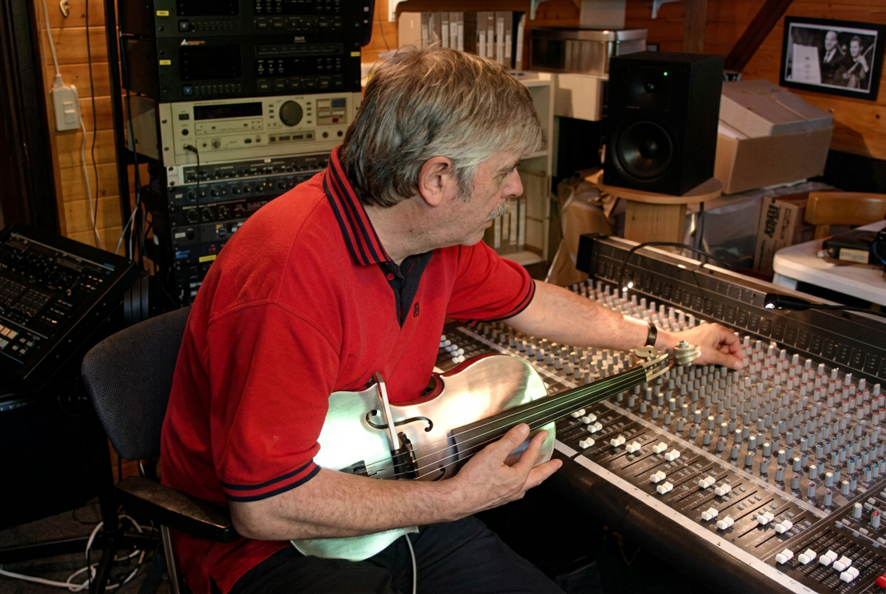 Dominique Tremblay dans son studio